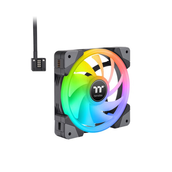 Thermaltake SWAFAN EX14 RGB PC Cooling Fan TT Premium Edition, Luftkühlung, 14 cm, 500 RPM, 2000 RPM, 38,8 dB, 81,6 cfm