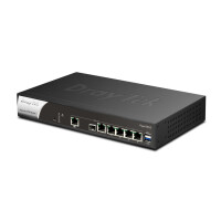 Draytek Vigor 2962, Ethernet-WAN, 2.5 Gigabit Ethernet, Schwarz, Weiß
