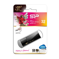 Silicon Power Blaze B05, 32 GB, USB Typ-A, 3.2 Gen 1 (3.1 Gen 1), Dia, 9,2 g, Schwarz