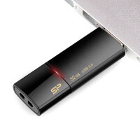 Silicon Power Blaze B05, 32 GB, USB Typ-A, 3.2 Gen 1 (3.1 Gen 1), Dia, 9,2 g, Schwarz