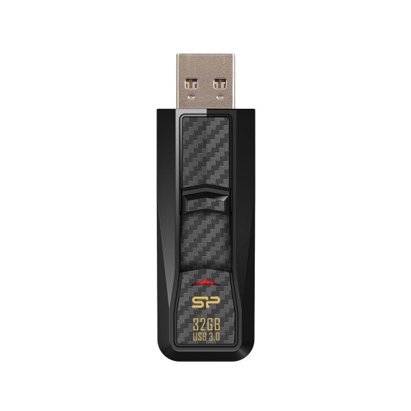 Silicon Power Blaze B50, 32 GB, USB Typ-A, 3.2 Gen 1 (3.1 Gen 1), Dia, 8,3 g, Schwarz