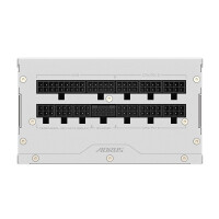 Gigabyte AORUS ELITE P1000W ICE Netzteil - PCIe 5.0, 80 PLUS Platinum, Vollmodulares Design, 120mm Lüfter, ATX 3.0-kompatibel, EU-Stecker, 1000 W, 100 - 240 V, 50/60 Hz, 15 - 6.5 A, Aktiv, 125 W