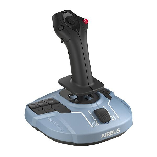 ThrustMaster TCA Sidestick Airbus edition, Joystick, PC, Kabelgebunden, USB, Schwarz, Blau, Kabel