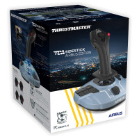 ThrustMaster TCA Sidestick Airbus edition, Joystick, PC, Kabelgebunden, USB, Schwarz, Blau, Kabel
