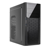 SilverStone PS13, Mini Tower, PC, Schwarz, ATX, micro ATX, Kunststoff, Stahl, Heimbüro