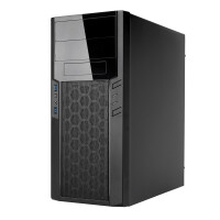 SilverStone PS13, Mini Tower, PC, Schwarz, ATX, micro ATX, Kunststoff, Stahl, Heimbüro