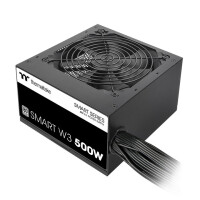Thermaltake Smart W3, 500 W, 100 - 240 V, 50/60 Hz, 10 - 5 A, Aktiv, 100 W