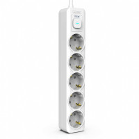 Cian Technology GmbH Inca IPW-44GB, 5 AC-Ausgänge, 230 V, 3680 W, 16 A, Weiß, 1,5 m