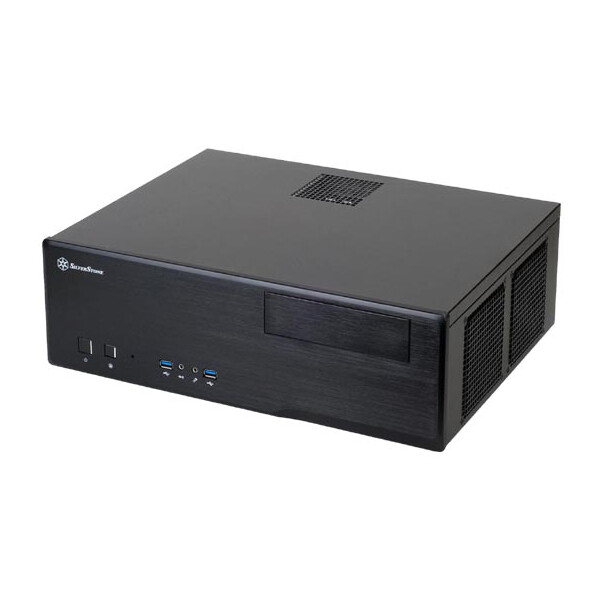 SilverStone Grandia GD05, HTPC, PC, Schwarz, DTX, micro ATX, Mini-ITX, Aluminium, Kunststoff, SECC, Heimbüro
