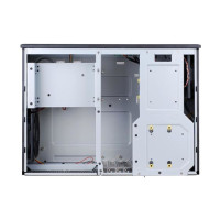 SilverStone Grandia GD05, HTPC, PC, Schwarz, DTX, micro ATX, Mini-ITX, Aluminium, Kunststoff, SECC, Heimbüro