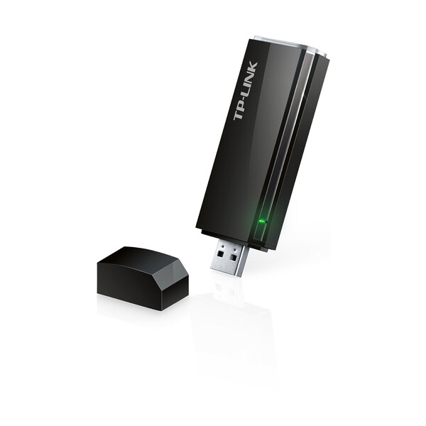 TP-LINK AC1200, Kabellos, USB, RF Wireless, Wi-Fi 4 (802.11n), 1200 Mbit/s, Schwarz