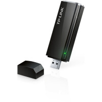 TP-LINK AC1200, Kabellos, USB, RF Wireless, Wi-Fi 4 (802.11n), 1200 Mbit/s, Schwarz