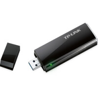 TP-LINK AC1200, Kabellos, USB, RF Wireless, Wi-Fi 4 (802.11n), 1200 Mbit/s, Schwarz