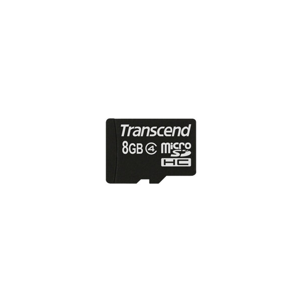 Transcend TS8GUSDC4, 8 GB, MicroSDHC, Klasse 4, Schwarz