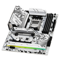 ASRock B650 Steel Legend WiFi, AMD, Sockel AM5, AMD Ryzen 7000 Series, DDR5-SDRAM, 192 GB, DIMM
