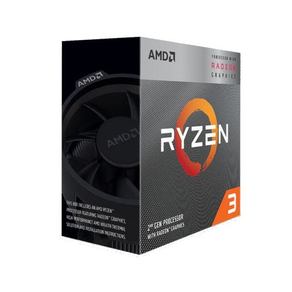 AMD Ryzen 3 3200G with Radeon Vega 8 Graphics, AMD Ryzen™ 3, Sockel AM4, 12 nm, AMD, 3200G, 3,6 GHz