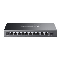 TP-LINK Omada ES210GMP, Managed, Gigabit Ethernet (10/100/1000), Power over Ethernet (PoE), Wandmontage