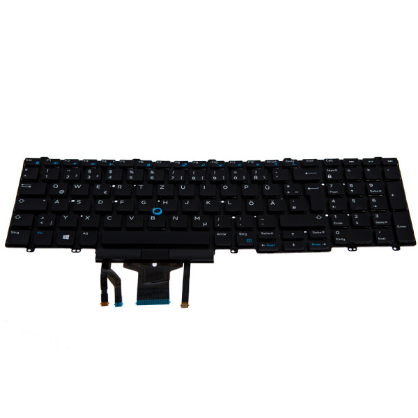 Origin Storage KB-W301T, Tastatur, Deutsch, Tastatur mit Hintergrundbeleuchtung, DELL, DELL Latitude 5500 / PWS 3541