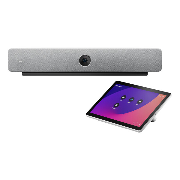 Cisco Webex Room Bar, Gruppen-Videokonferenzsystem, 12 MP, CMOS, 4K Ultra HD, 5x, Grau