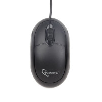 Gembird Optische USB Maus, schwarz, Beidhändig,...