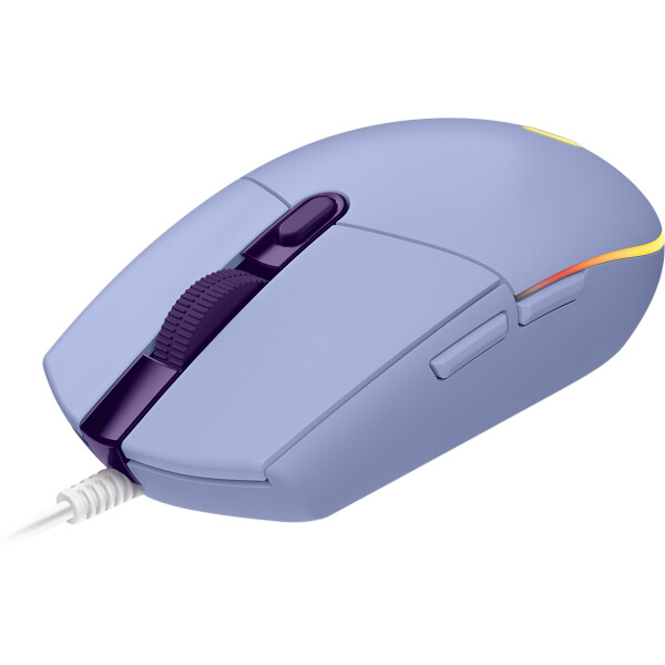 Logitech G G102 Lightsync, USB Typ-A, 8000 DPI, 1 ms, Lila
