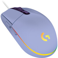Logitech G G102 Lightsync, USB Typ-A, 8000 DPI, 1 ms, Lila