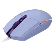 Logitech G G102 Lightsync, USB Typ-A, 8000 DPI, 1 ms, Lila