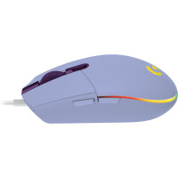 Logitech G G102 Lightsync, USB Typ-A, 8000 DPI, 1 ms, Lila
