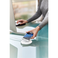 Intenso WA1, Indoor, AC, USB, Kabelloses Aufladen, 1,5 m, Weiß