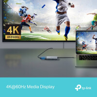 TP-LINK UH5020C, USB Typ-C, HDMI, USB 3.2 Gen 1 (3.1 Gen 1) Type-A, USB Typ-C, 5000 Mbit/s, 60 Hz, 2160p, 4096 x 2160 Pixel