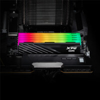 ADATA LANCER BLADE RGB, 16 GB, 1 x 16 GB, DDR5, 6000 MHz, 288-pin DIMM, Schwarz