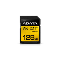 ADATA Premier ONE V90, 128 GB, SDXC, Klasse 10, UHS-II, 290 MB/s, 260 MB/s