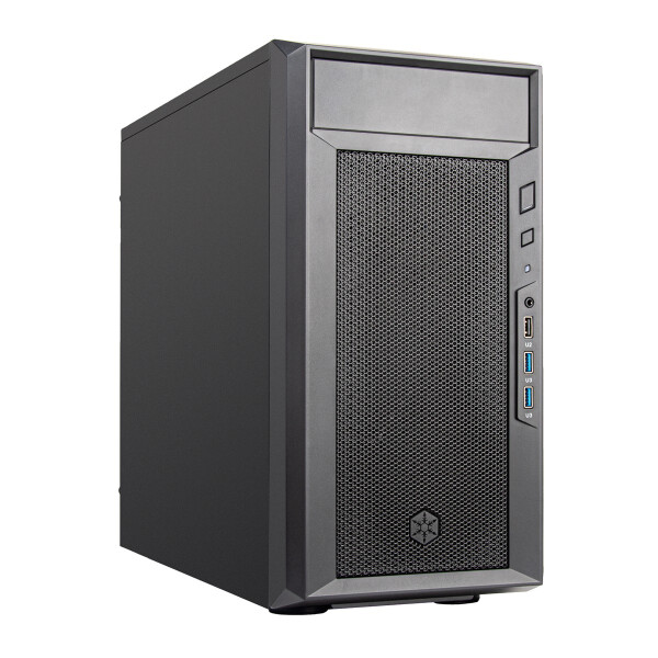 SilverStone FARA 311, PC, Schwarz, micro ATX, Mini-ITX, Metall, Kunststoff, 15,6 cm, 35,4 cm