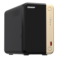 QNAP TS-264, NAS, Tower, Intel® Celeron®, N5095, 8 GB, 8 TB
