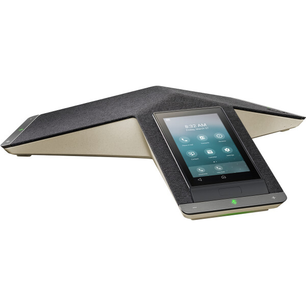 HP POLY Trio C60 IP-Konferenztelefon und PoE-fähig Kein Funkmodul, IP-Konferenztelefon, Schwarz, LCD, 12,7 cm (5"), 720 x 1280 Pixel, G.722, G.722.1, G.722.1C, G.729ab, G.711a, G.711u, iLBC, G.719, OPUS