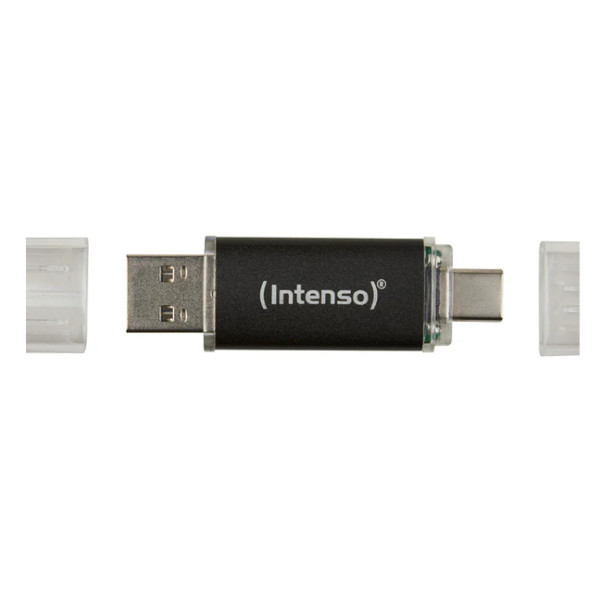 Intenso Twist Line, 256 GB, USB Type-A / USB Type-C, 3.2 Gen 1 (3.1 Gen 1), Kappe, 9 g, Anthrazit