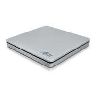 HLDS Hitachi-LG Slim Portable DVD-Brenner, Silber,...