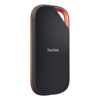 SanDisk Extreme Pro, 4 TB, USB Typ-C, USB4 Gen 3x2, 3800 MB/s, 40 Gbit/s, Schwarz, Orange