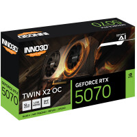 Inno3D GeForce RTX 5070 TWIN X2 OC, GeForce RTX 5070, 12...