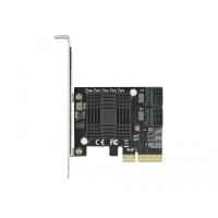 Delock 5 Port SATA PCI Express x4 Karte - Low Profile...