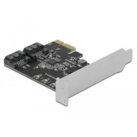 Delock 90431, PCIe, SATA, China, JMicron JMB582, 6...