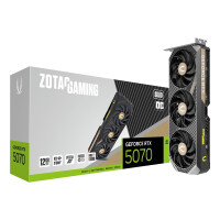 ZOTAC GAMING GeForce RTX 5070 SOLID OC, GeForce RTX 5070, 12 GB, GDDR7, 192 Bit, 7680 x 4320 Pixel, PCI Express x16 5.0