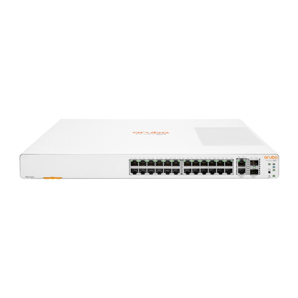 HPE Aruba Instant On 1960 24G 2XGT 2SFP+ (x5), Managed, L2+, Gigabit Ethernet (10/100/1000), Vollduplex, Rack-Einbau, 1U