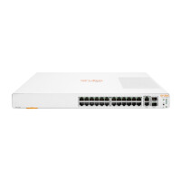 HPE Aruba Instant On 1960 24G 2XGT 2SFP+ (x5), Managed, L2+, Gigabit Ethernet (10/100/1000), Vollduplex, Rack-Einbau, 1U