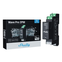 Shelly Qubino Wave Pro 2PM, Intelligentes Relais,...