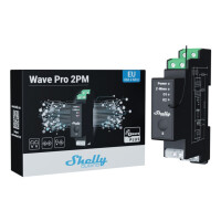 Shelly Qubino Wave Pro 2PM, Intelligentes Relais,...