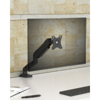 ICY BOX IB-MS203-T, Klemme/Durchführung, 9 kg, 81,3 cm (32"), 100 x 100 mm, Höhenverstellung, Grau, Silber