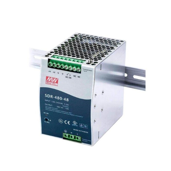 Allied Telesis AT-SDR480-48 - Netzteil DIN-Schienenmontage möglich - 480 Watt - PC-/Server Netzteil