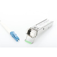 DIGITUS HP-kompatibles mini GBIC (SFP) Modul, 1.25 Gbps, 20km, mit DDM Funktion
