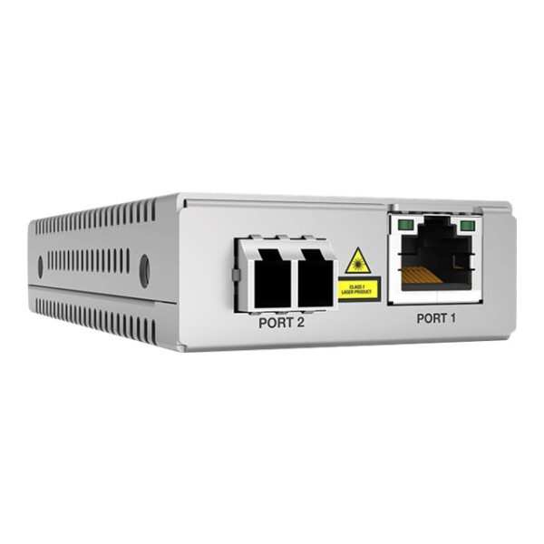 Allied Telesis AT-MMC2000LX/LC-TAA-60, 1000 Mbit/s, 10Base-T, 100Base-T, 1000Base-T, 1000Base-LX, IEEE 802.1Q, Gigabit Ethernet, 10,100,1000 Mbit/s